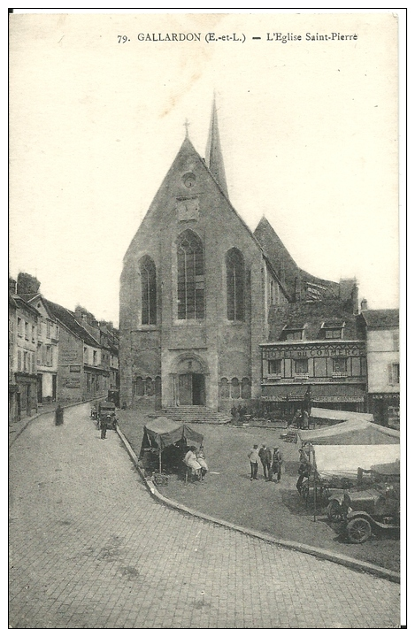 GALLARDON  ( Eure Et Loir ) -  L'EGLISE SAINT-PIERRE -  Foucault , Dreux - Autres & Non Classés