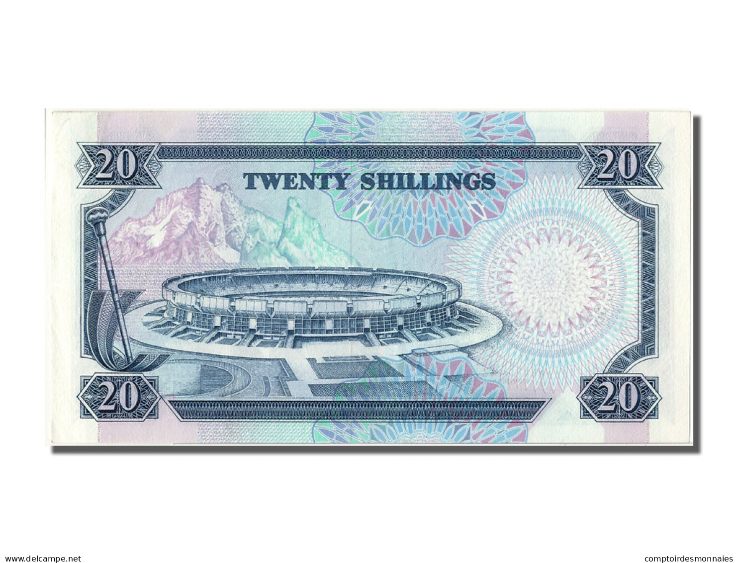 Billet, Kenya, 20 Shillings, 1992, 1992-01-02, NEUF - Kenya