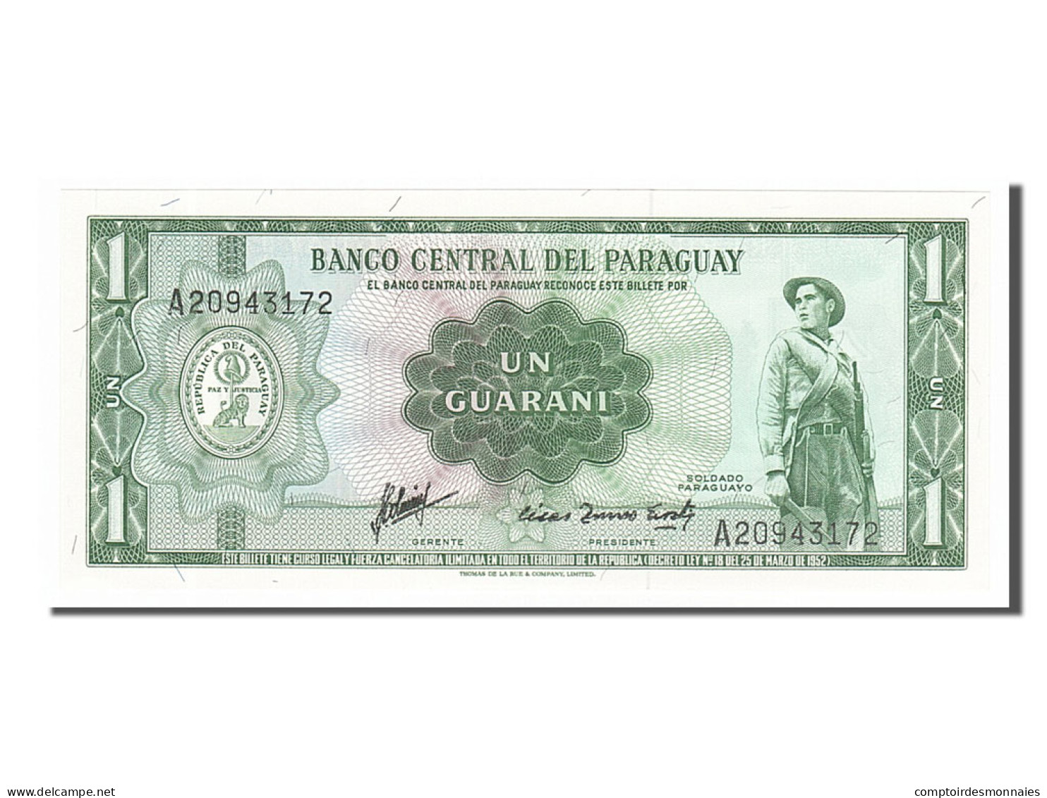 Billet, Paraguay, 1 Guarani, 1963, NEUF - Paraguay