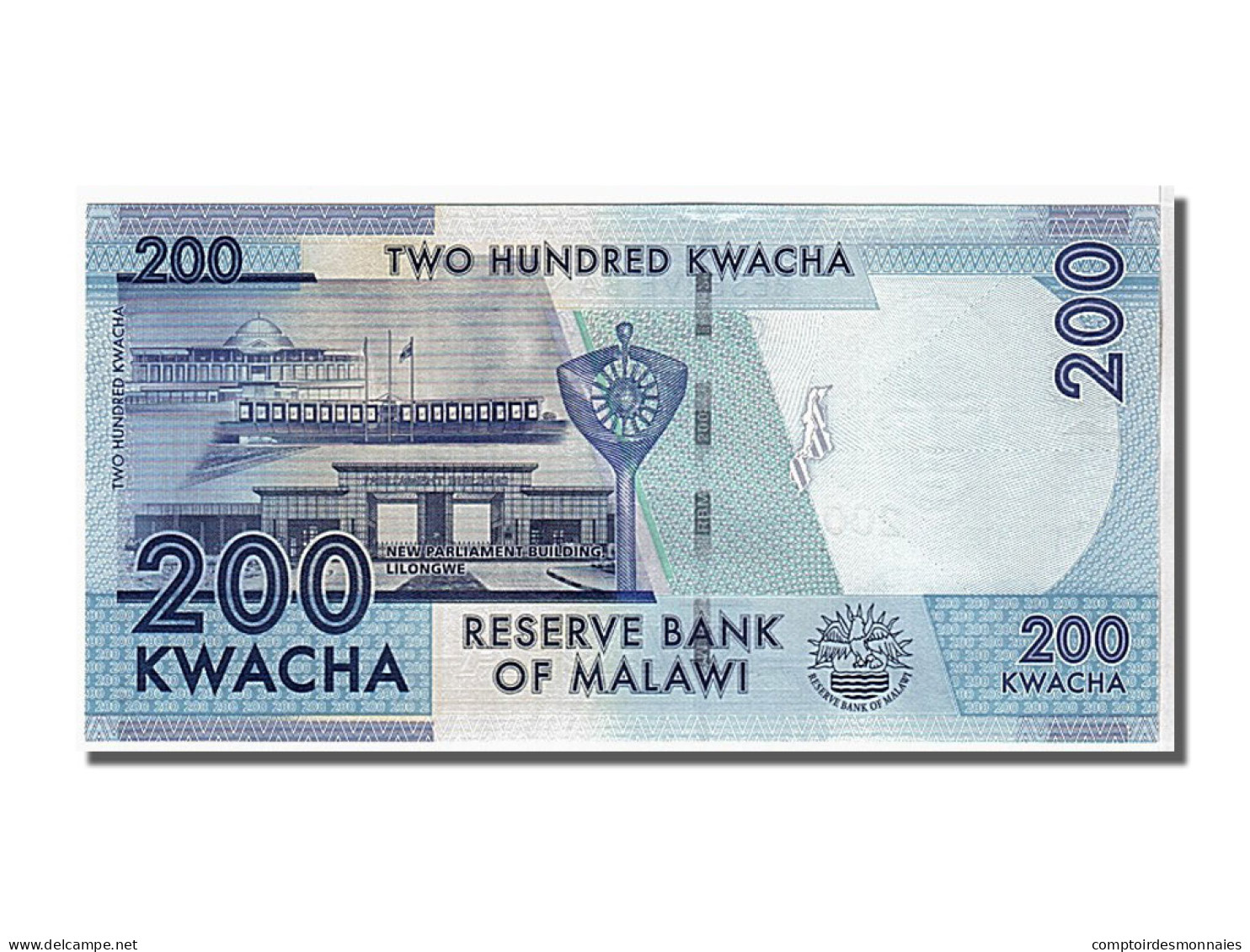 Billet, Malawi, 200 Kwacha, 2012, KM:60, NEUF - Malawi