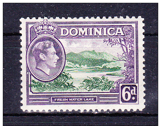 DOMINICA   1938 , Def´s Set  King G VI    6 D   , Y&T  #   99   Cv   1.50  E , * MH , VF - Dominica (...-1978)