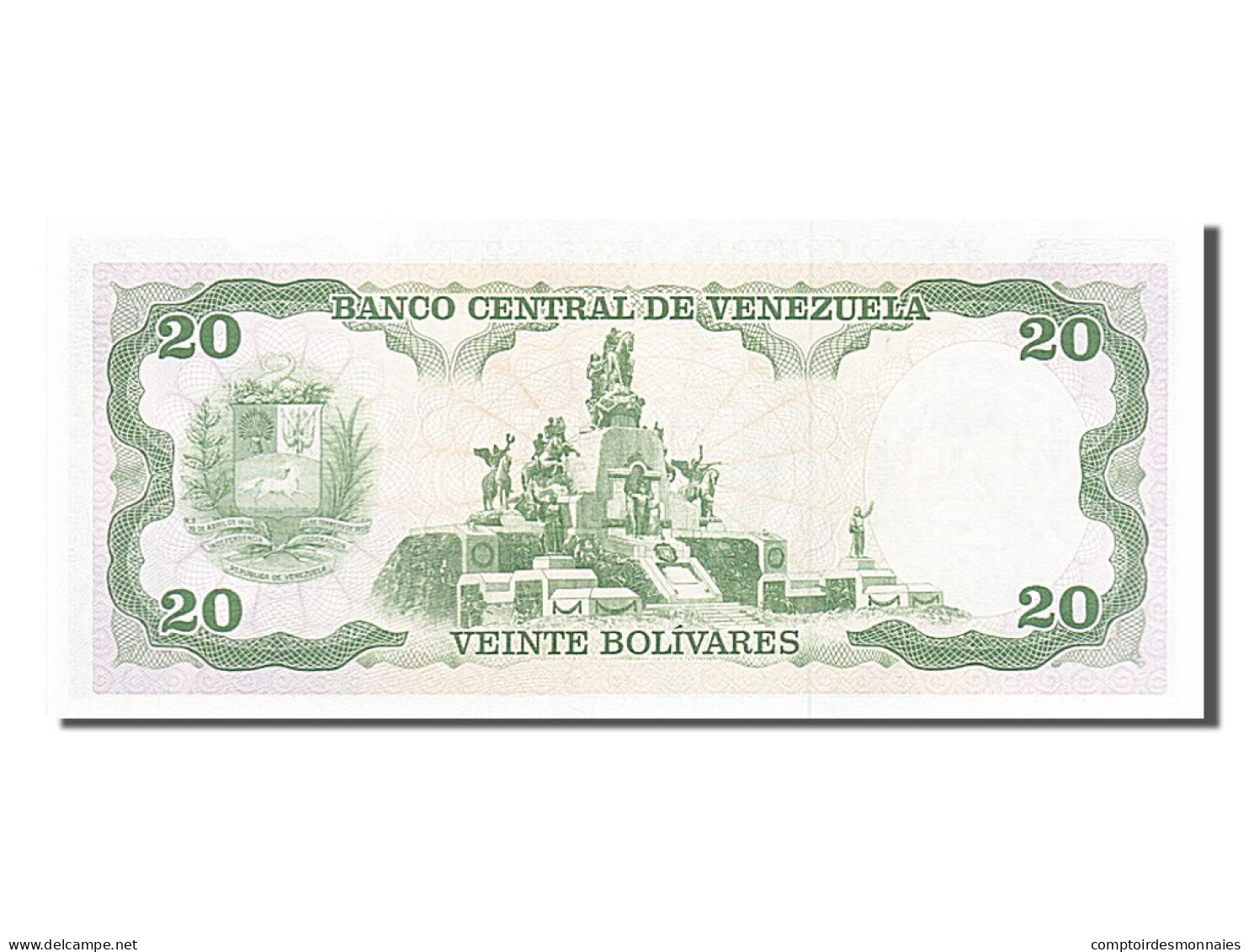 [#254027] Venezuela, 20 Bolivares, Type Jose Antonio Paez - Venezuela