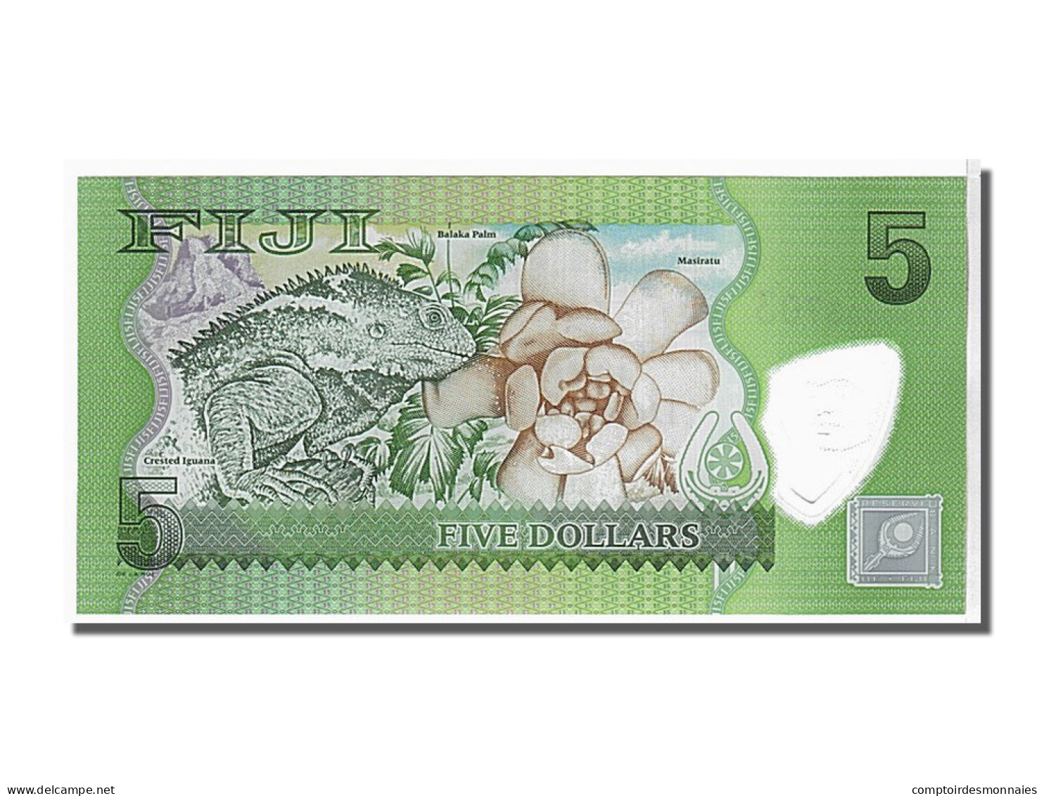 Billet, Fiji, 5 Dollars, 2013, KM:115, NEUF - Fiji