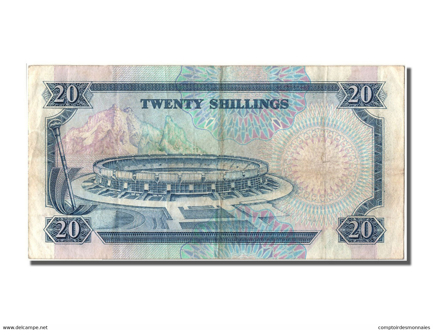 Billet, Kenya, 20 Shillings, 1992, 1992-01-02, TTB - Kenya