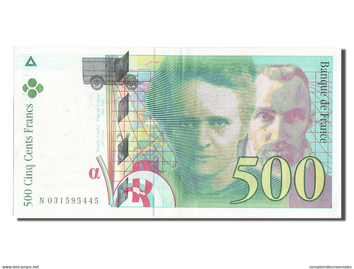 Billet, France, 500 Francs, 500 F 1994-2000 ''Pierre Et Marie Curie'', 1995 - 500 F 1994-2000 ''Pierre Et Marie Curie''