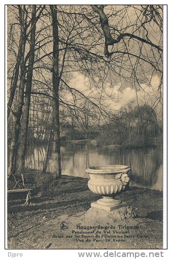 Hougaerde Pres Tirlemont, Pensionnat, Vue Du Parc, Le Repos - Högaarden