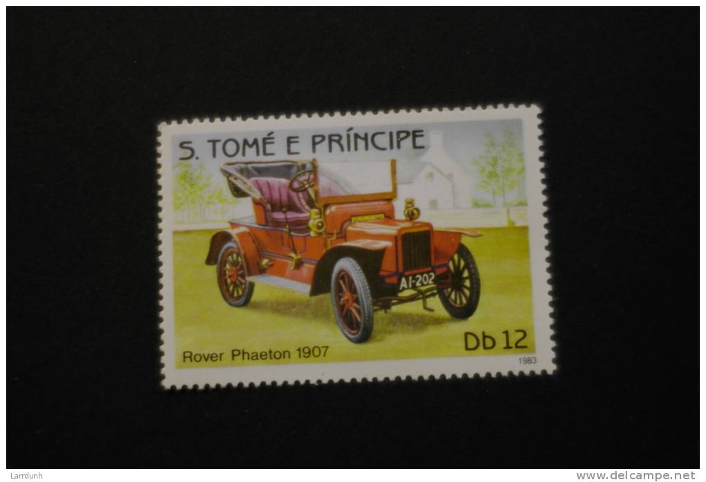 St Thomas And Prince 709b Rover Phaeton 1907 Car Automobile MNH 1980 A04s - Sao Tome Et Principe