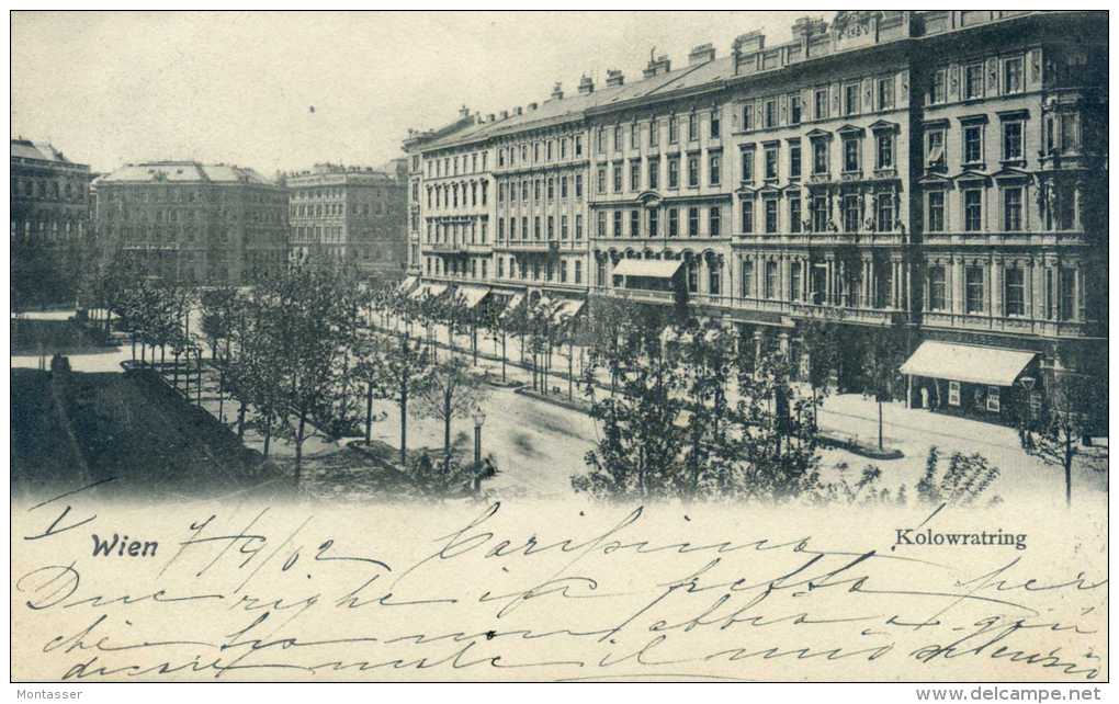 WIEN. Kolowratring. Posted For TRIESTE 1902. - Wien Mitte