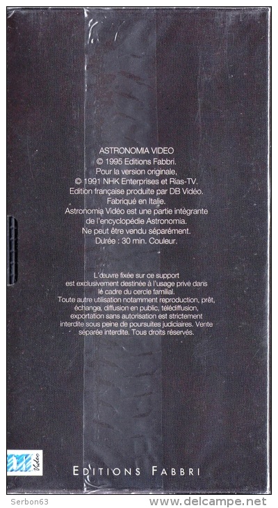 ASTRONOMIA VIDEO CASSETTE 30mm VHS SECAM COULEUR SOMMES-NOUS SEULS VERSION FRANCAISE EDITION FABRI COLLECTIO PERSONNELLE - Astronomie