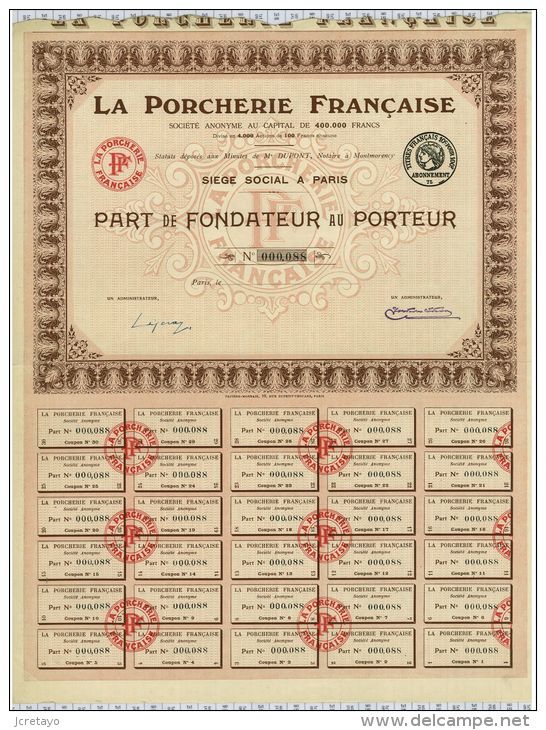 La Porcherie Française, Notaire à Montmorency - Agriculture