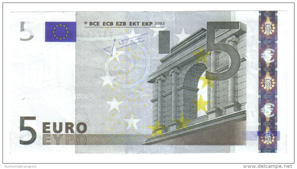 5 € T IRLANDA K003 TRICHET CIRCULATED  COD.€.139 - 5 Euro