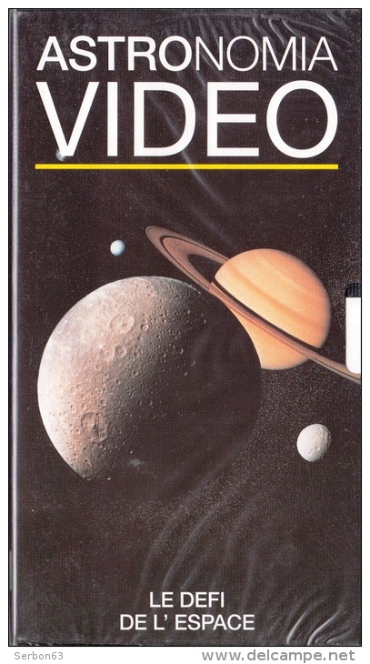 ASTRONOMIA VIDEO CASSETTE 30mm VHS SECAM COULEUR LE DEFI DE L'ESPACE VERSION FRANCAISE EDITIONS FABRI COLLECTION PERSONN - Astronomie