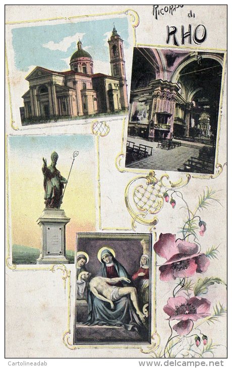 [DC6988] RHO (MILANO) - RICORDO DI RHO - Old Postcard - Rho