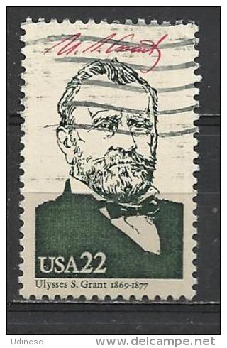 USA 1986 - PRESIDENT GRANT - USED OBLITERE GESTEMPELT USADO - Used Stamps