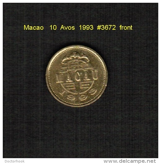 MACAU    10  AVOS  1993  (KM # 70) - Macao