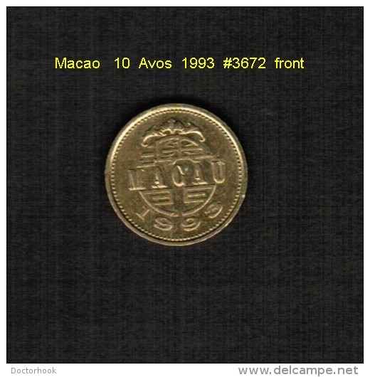 MACAU    10  AVOS  1993  (KM # 70) - Macau