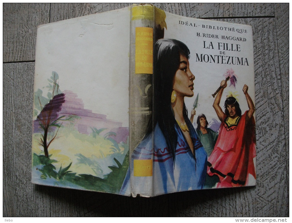 La Fille De Montezuma Rider Haggard Bibliothèque Idéale Sf Ill Sidobre 1954 - Ideal Bibliotheque