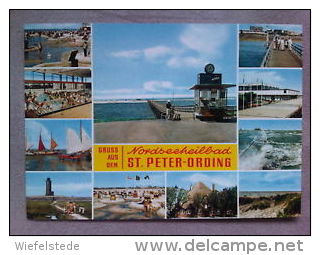 A065 - Gruss Aus Dem Nordseeheilbad ST. PETER-ORDING 11 Ansichten Strandsegler Usw - St. Peter-Ording