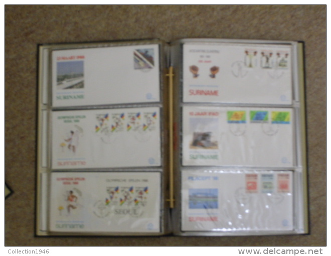 Suriname Surinam 1975-1995,298 FDC's,collection,E001 t/m 190B,incl A+Y (E3588)