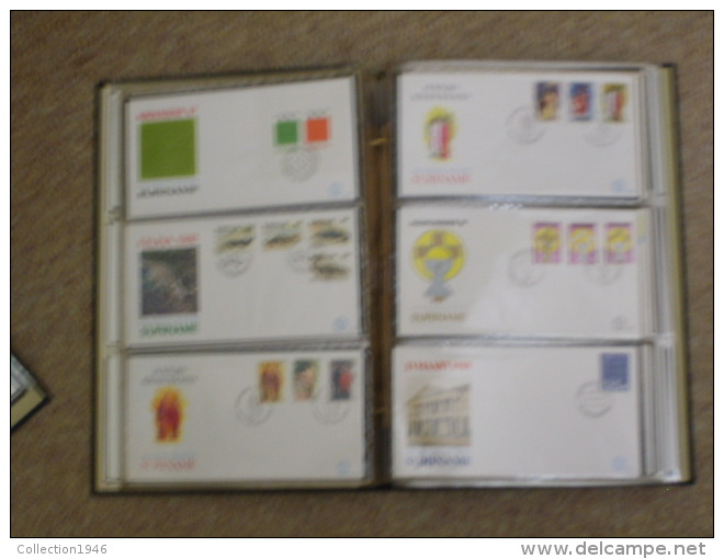 Suriname Surinam 1975-1995,298 FDC's,collection,E001 t/m 190B,incl A+Y (E3588)