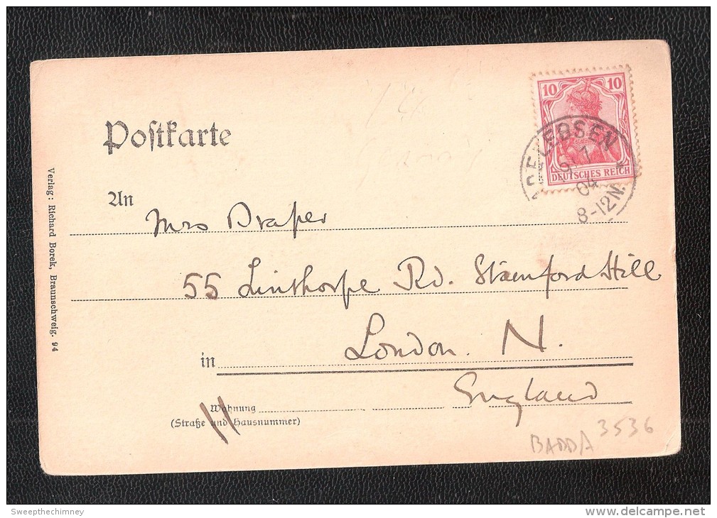 GOTTINGEN AUS DEM BREMKER TAL USED + STAMP GOOD POSTMARK POSTAL HISTORY EARLY UNDIVIDED BACK - Goettingen