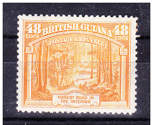 BRITISH GUIANA   1938/45  , Def´s Set - Landscapes   , Y&T  #   168-48 C   Cv   0.65 E ,  ( 2008 ) * MH , VF - Guyana Britannica (...-1966)