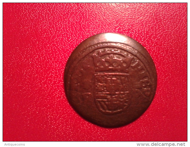 SPAIN : 16 MARAVEDIS 1662 (SEVILLA) - Provinciale Munten