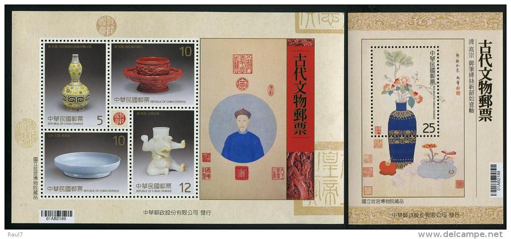 TAIWAN 2013 - Anciens Objets D'art Chinois - 2 BF Neuf // Mnh - Neufs