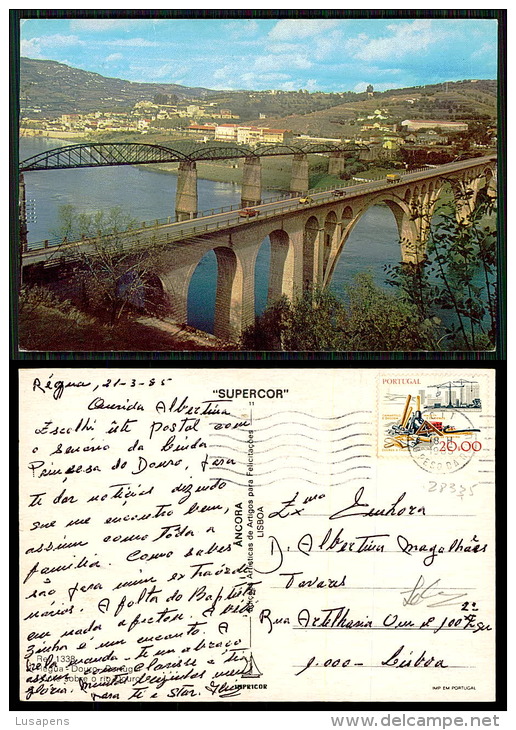 PORTUGAL COR 28335 - RÉGUA - PONTES SOBRE O RIO DOURO - Vila Real