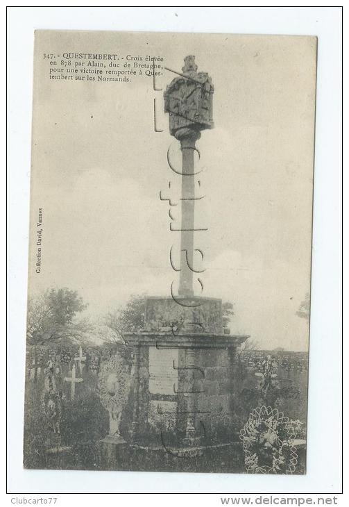 Questembert (56) : La Croix De La Victoire En 1908. - Questembert