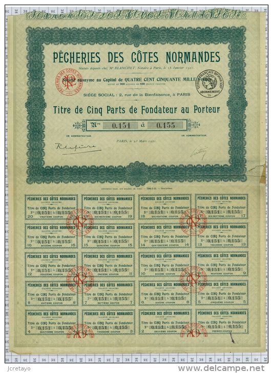 Pecheries Des Cotes Normandes, Petit Tirage - Agriculture