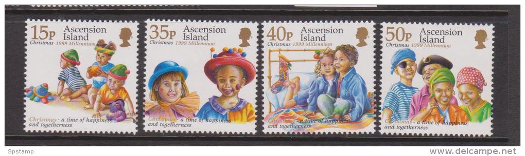 Ascension 1999 Christmas Millennium Set 4 MNH - Ascension (Ile De L')