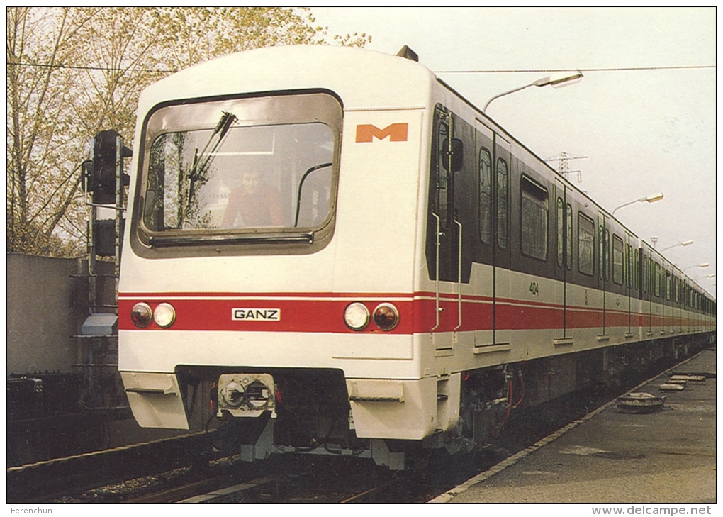 UNDERGROUND * SUBWAY * METRO * RAIL RAILWAY RAILROAD TRAIN * BKV GANZ MAVAG HUNSLET * BUDAPEST * Top Card 0063 * Hungary - Métro