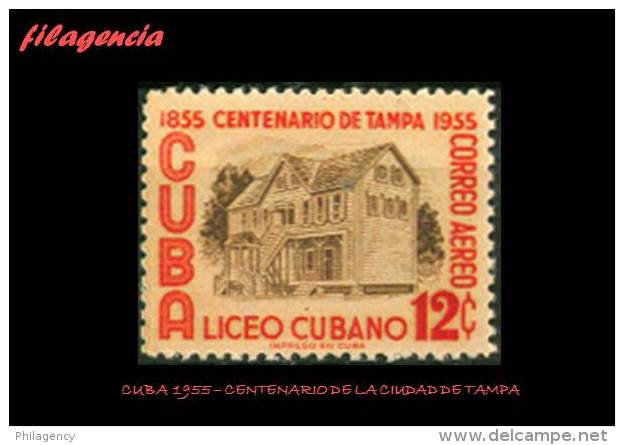 CUBA MINT. 1955-05 CENTENARIO DE LA CIUDAD DE TAMPA - Neufs