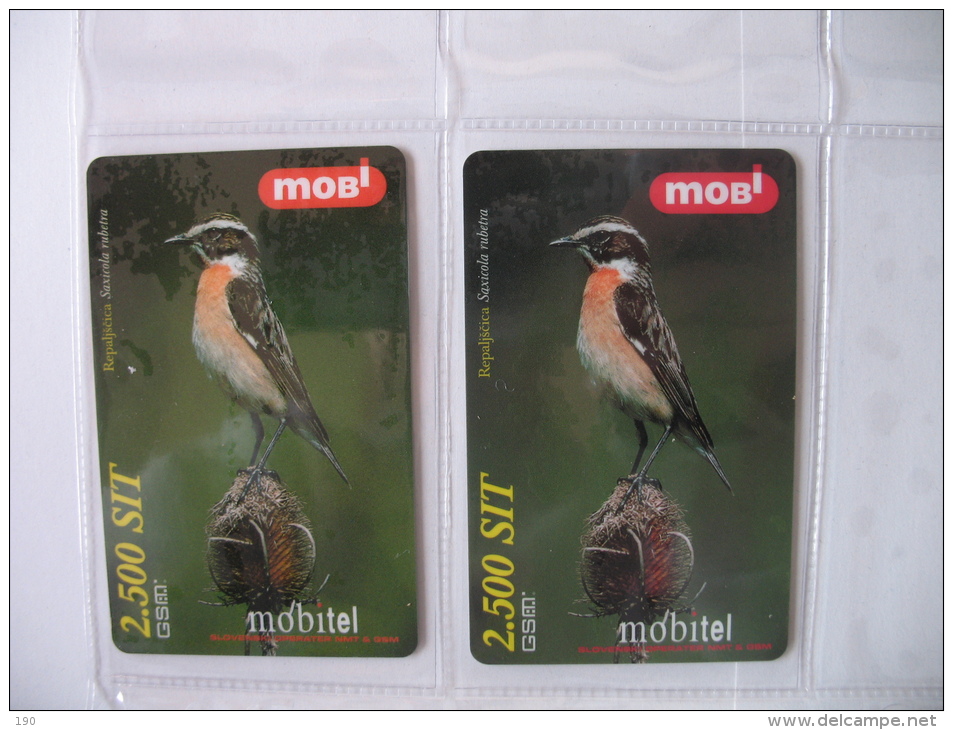 100 different phonecards MOBITEL (MOBI) SLOVENIJA