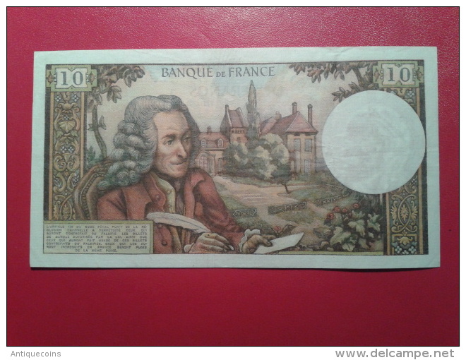 10 FRANCS "VOLTAIRE"  1971 - 10 F 1963-1973 ''Voltaire''