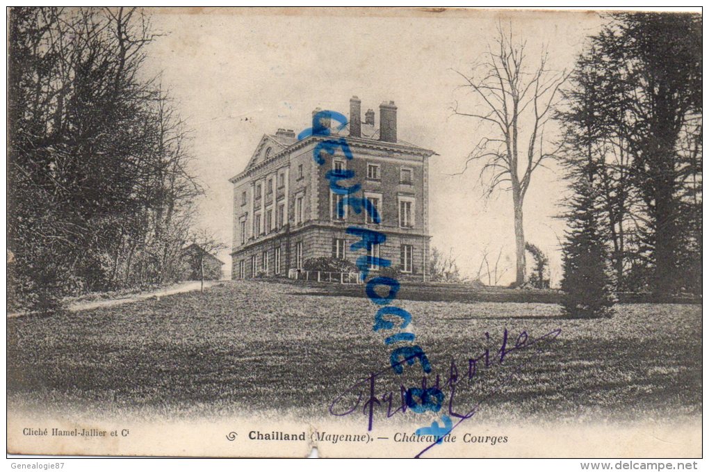 53 - CHAILLAND - CHATEAU DE COURGES - Chailland