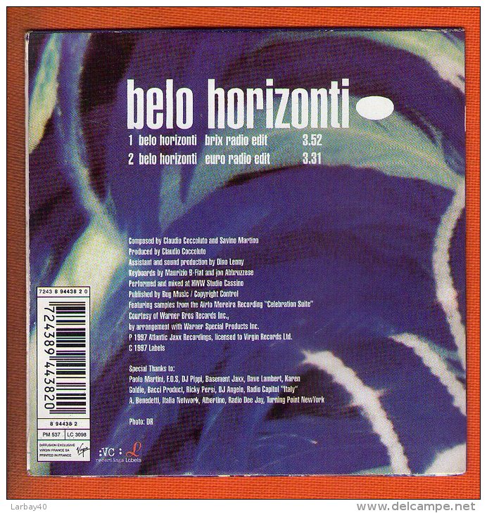 1 Cd 2 Titres Belo Horizonti The Heartists - Filmmusik