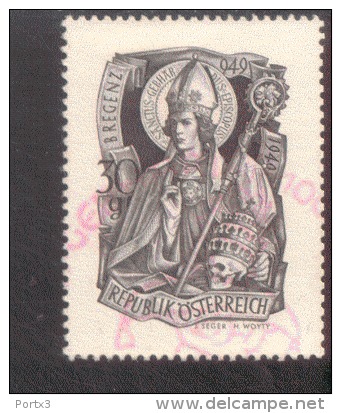 Österreich 936 Hl. Gebhard  Used Gestempelt - Oblitérés