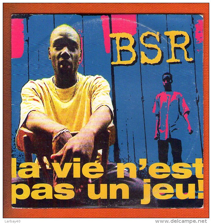 1 Cd 1 Titres Bsr -  - La Vie N'est Pas Un Jeu - Rap En Hip Hop