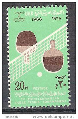 1968 U.A.E. MNH  TENNIS DA TAVOLO PING PONG - Tennis Tavolo