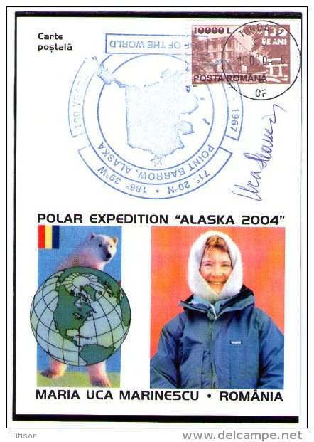 Alaska 2004 - Uca Marinescu At Point Barrow. - Arktis Expeditionen