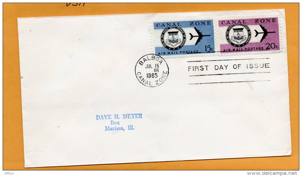 Canal Zone 1965 FDC - Canal Zone