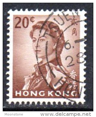 Hong Kong QEII 1962 20c Definitive, Fine Used - Usati