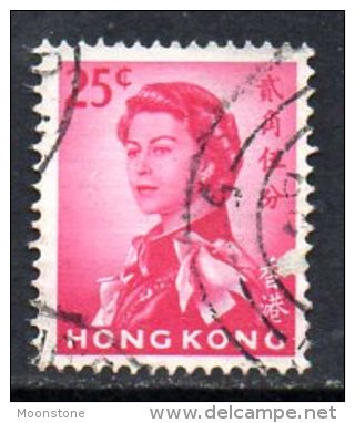 Hong Kong QEII 1962 25c Definitive, Fine Used - Oblitérés
