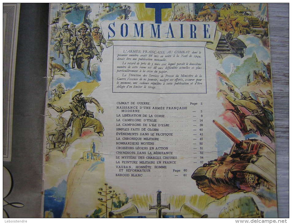 L'ARMEE FRANCAISE AU COMBAT  NUMERO 2 AVRIL 1945