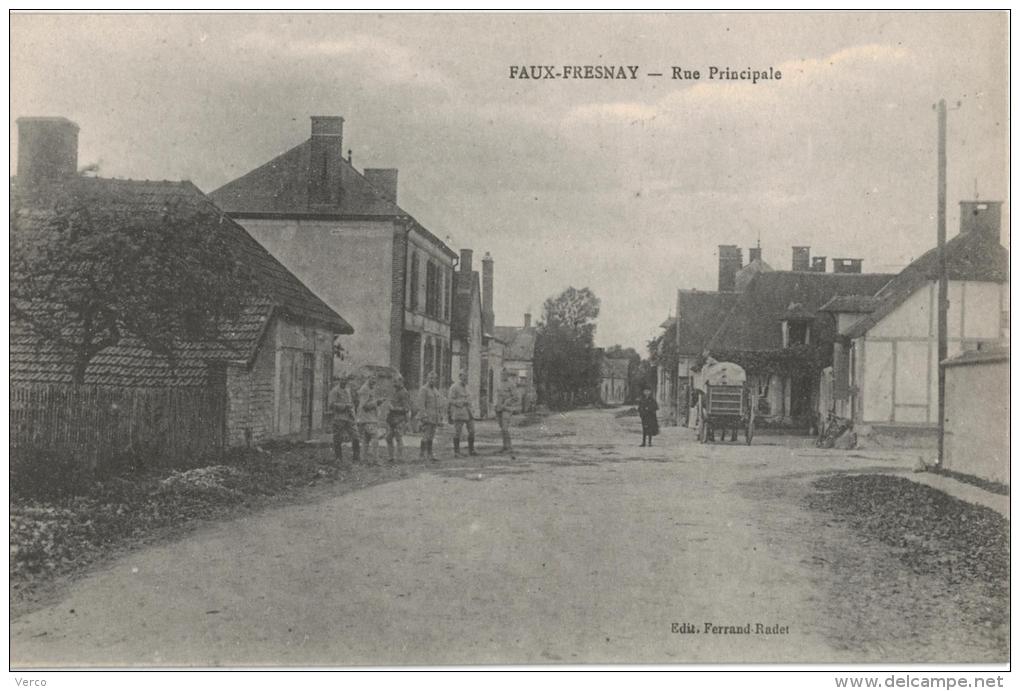 Carte Postale Ancienne De FAUX FRESNAY - Sonstige & Ohne Zuordnung