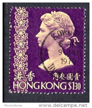 Hong Kong QEII 1973 $1.30 Definitive, Fine Used - Usati