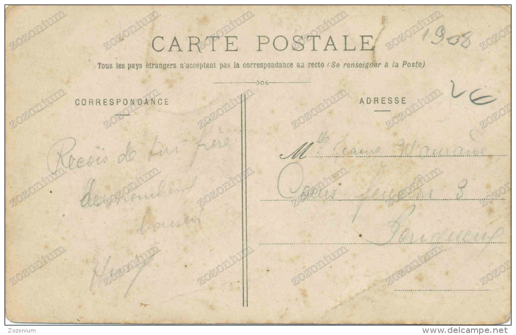 1908 ALGERIE.KENADSA.UNE RUE EXTREME SUD ORANAIS , Old Postcard - Autres & Non Classés