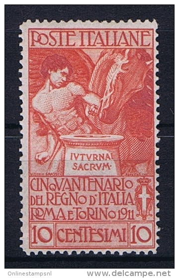 Italy: Mi 102 /  Sa 94  MH/* 1911 - Mint/hinged